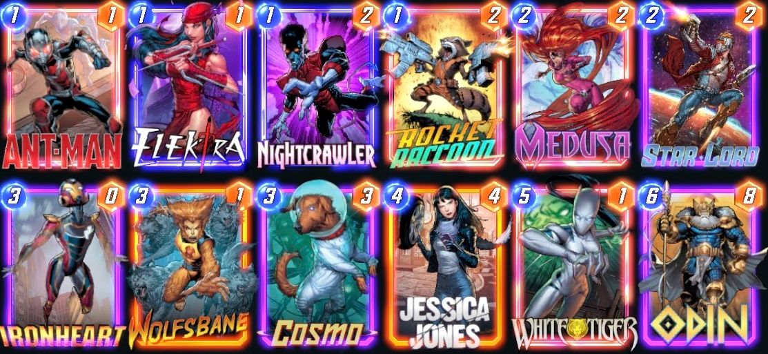 Mazo de Odín en Marvel Snap