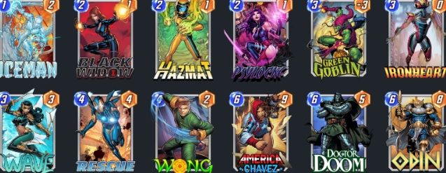 Mazo de Odín en Marvel Snap