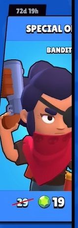 Skin de Shelly bandida en Brawl Stars