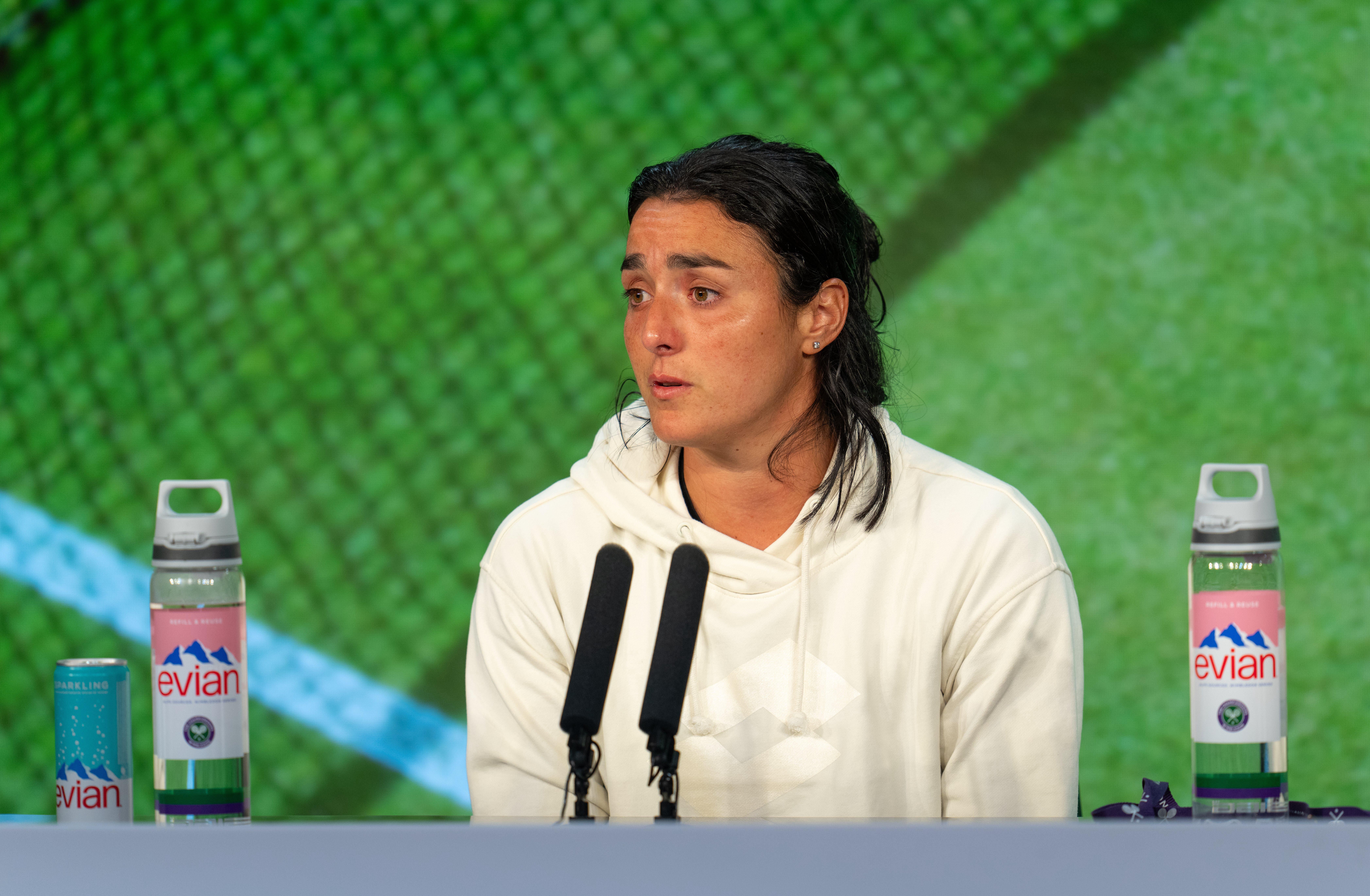 Ons Jabeur se mostró realmente afectada en rueda de prensa (Cordon Press)