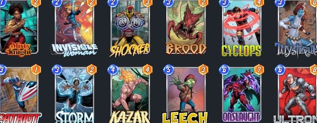 Mazo de Ultron y Patriot en Marvel Snap