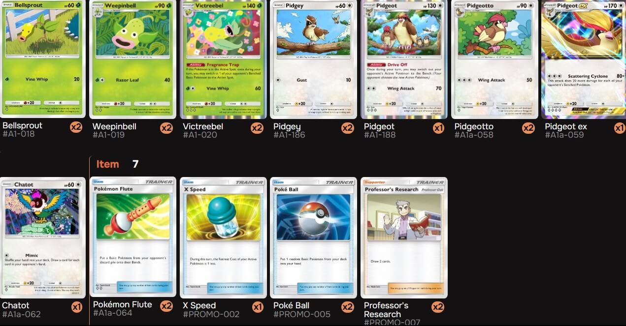  La estrategia de la pokeflauta con Victreebel es de las más odiadas de Pokémon Pocket.