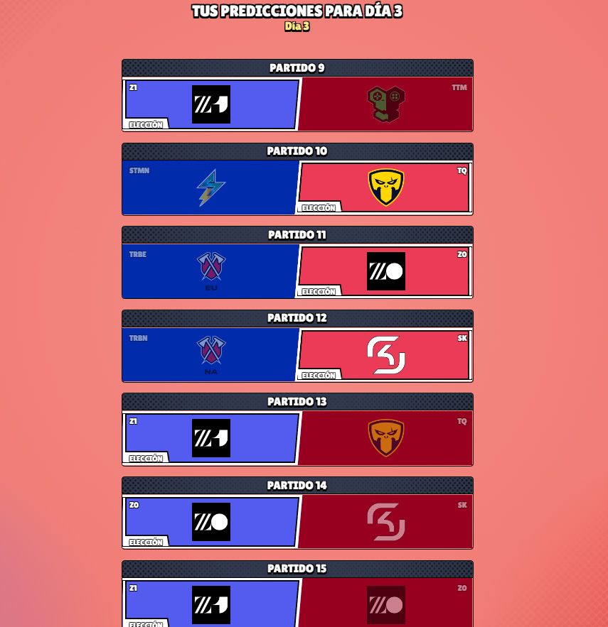 predicciones día 3 brawl stars world finals