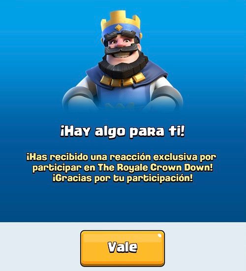El premio de Clash Royale