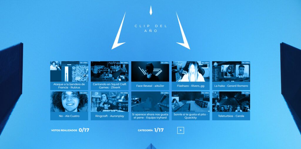 Premios esland nominados clip