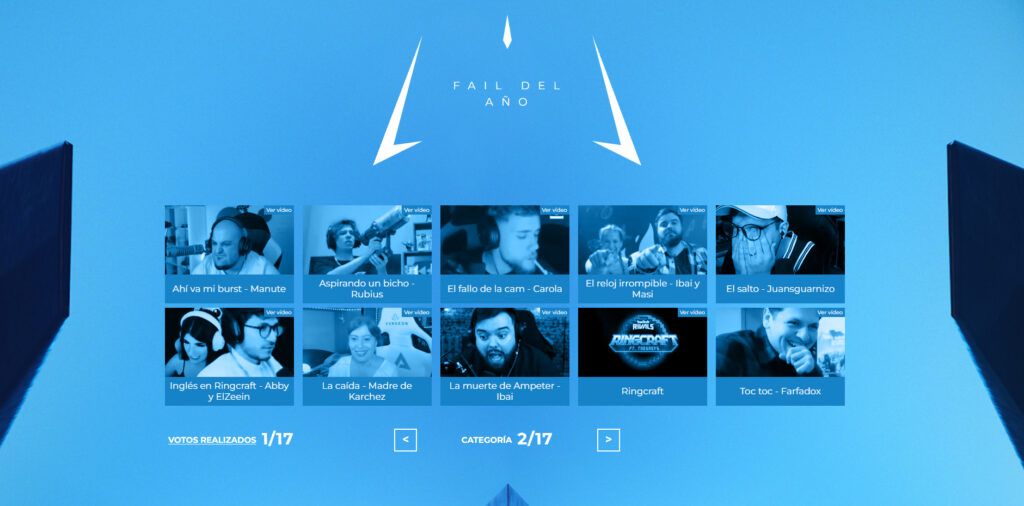 Premios esland nominados fail