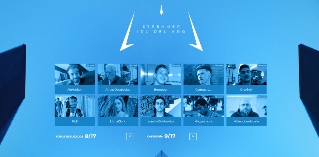 Premios esland nominados irl