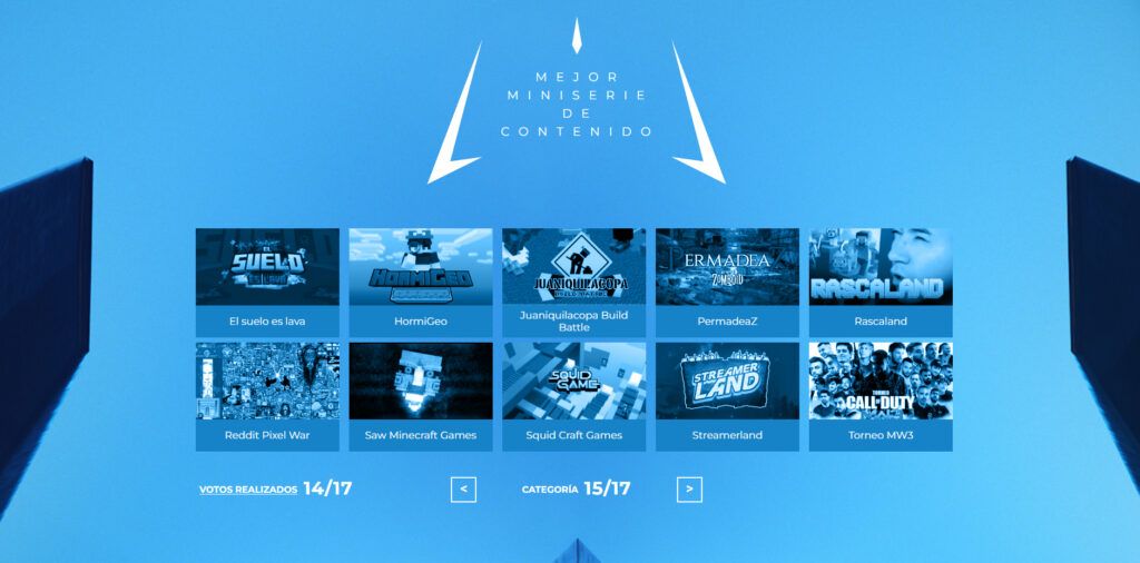 Premios esland nominados miniserie