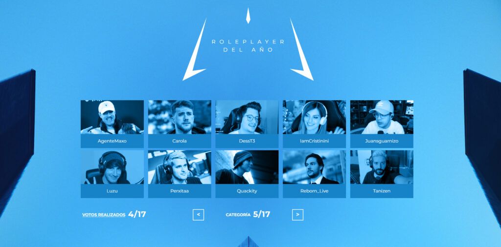 Premios esland nominados roleplayer