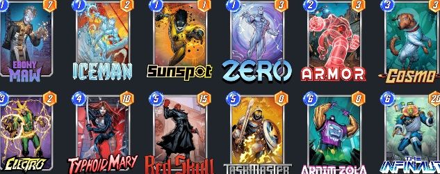 Mazo de Red Skull en Marvel Snap