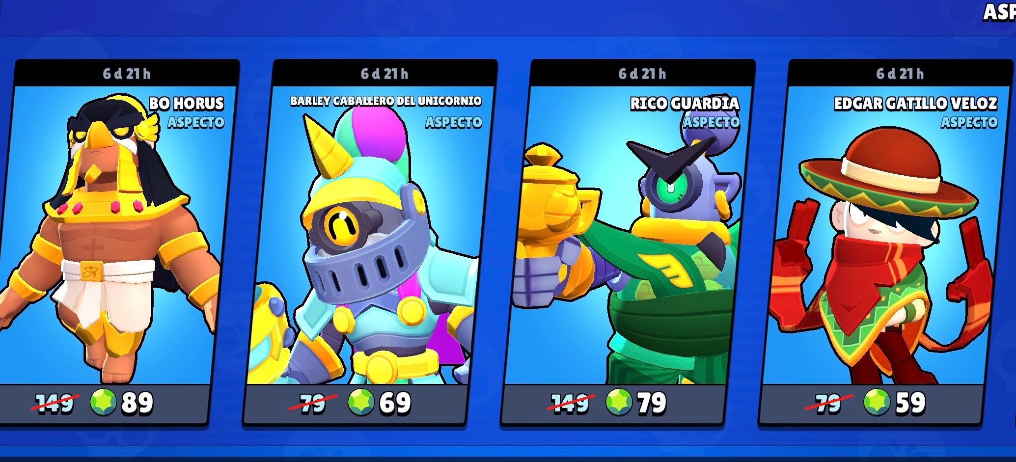 4 ofertas de skins en Brawl Stars