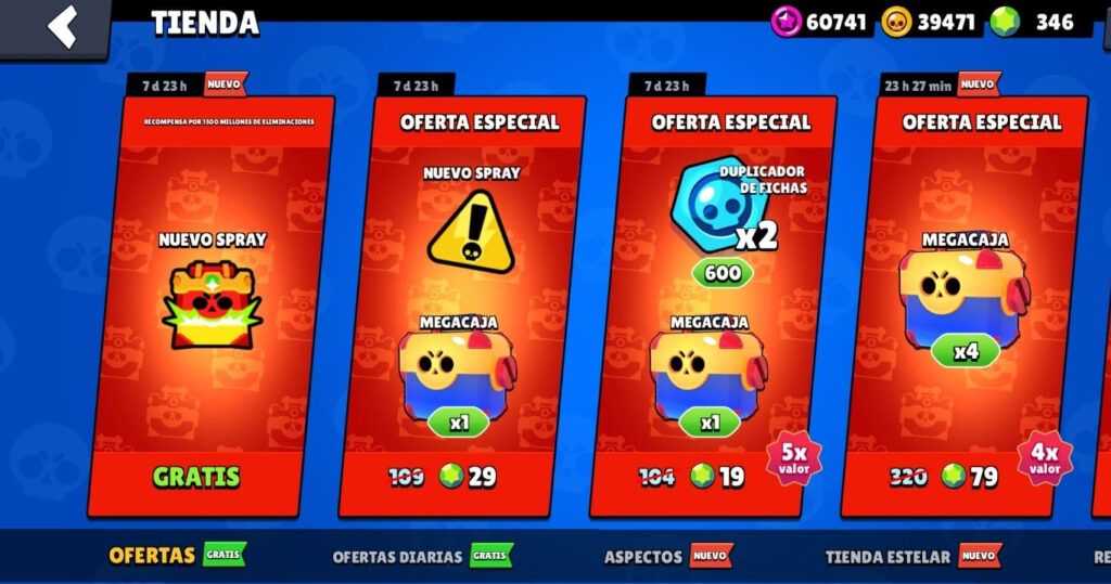 spray caja omega brawl stars