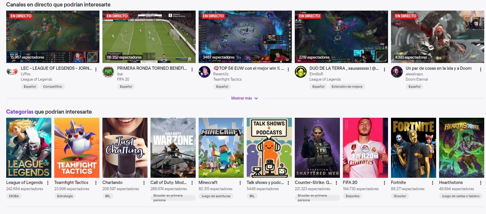 Twitch durante el torneo de Ibai en FIFA 20