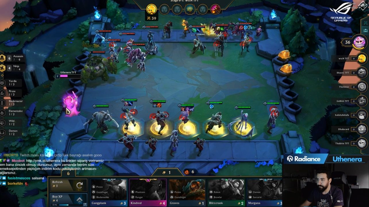 uthenera Twitch Rivals TFT