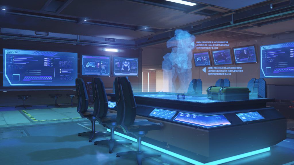 Los mapas de Overwatch están llenos de habitaciones cerradas repletas de detalles. Sería muy difícil amoldar las cámaras a estos espacios reducidos, aunque no sería imposible adaptar un sistema de visualización al hombro para estas localizaciones.