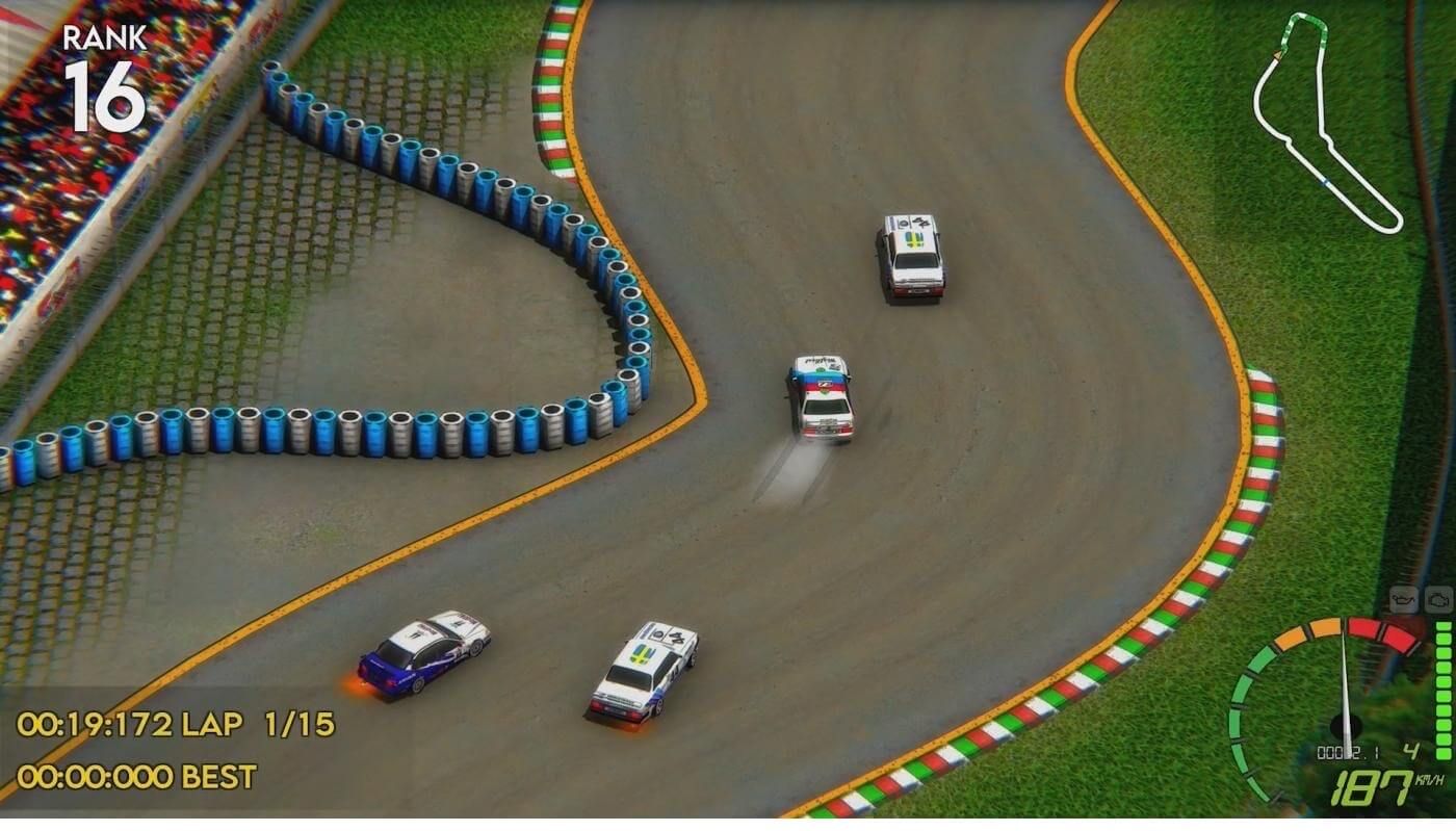  Captura del porteo a consolas de Super Woden GP II.