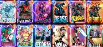 Mazo de X-Men en Marvel Snap