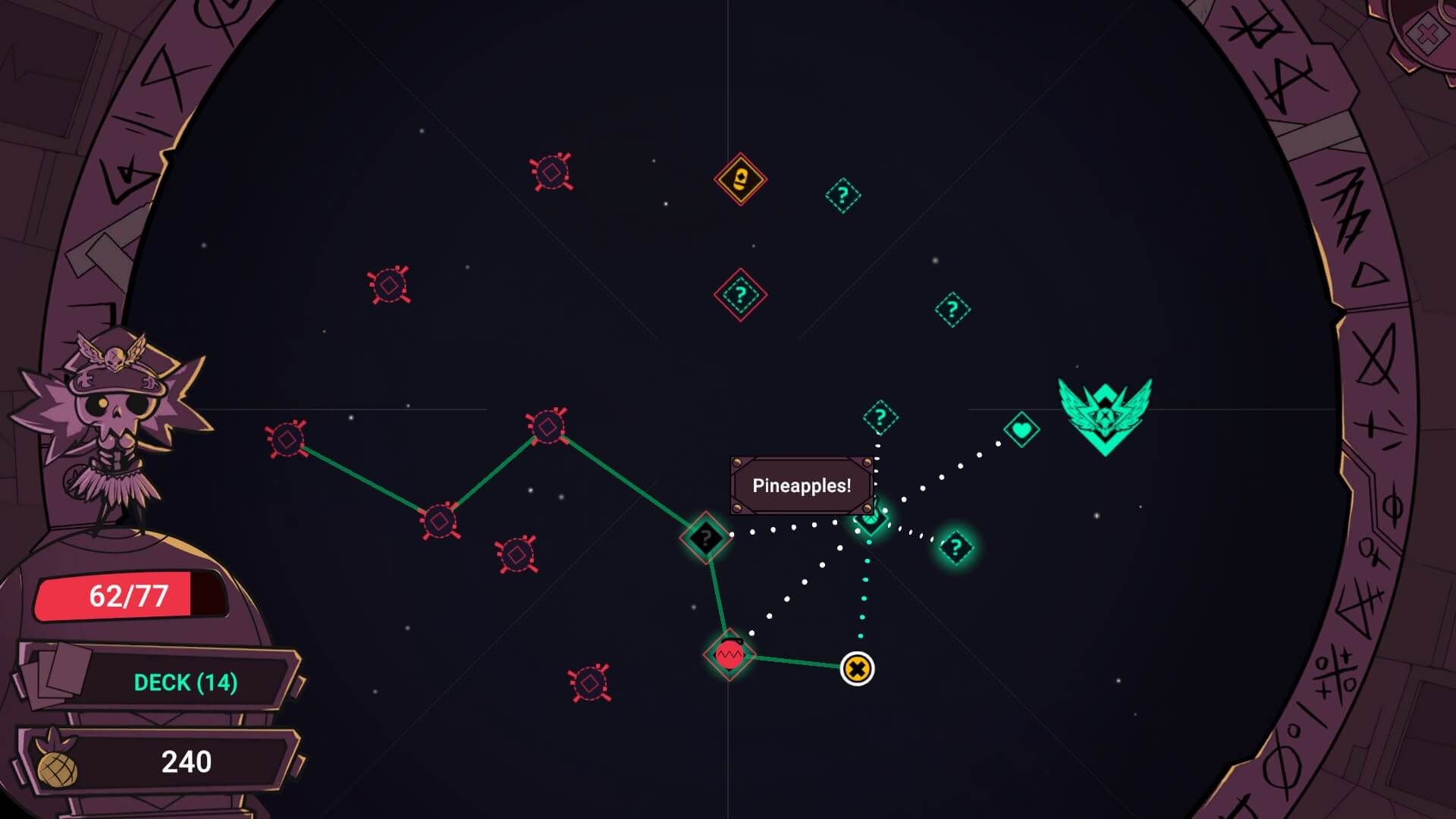  La construcción de las fases al más puro estilo roguelike.