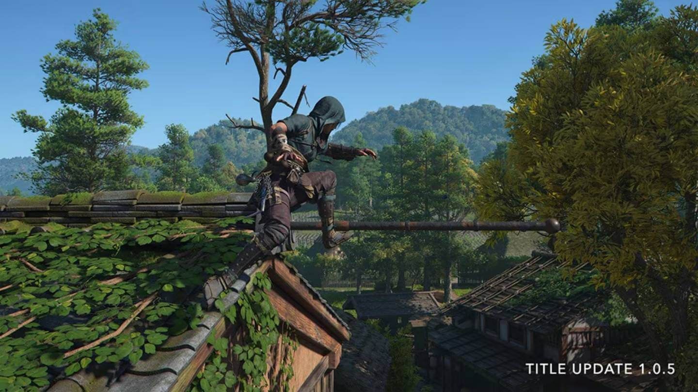 Las mejoras del parkour del parche 1.0.5 de Assassin's Creed Shadows