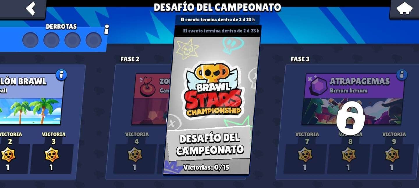 El Desafío de Campeonato en Brawl Stars
