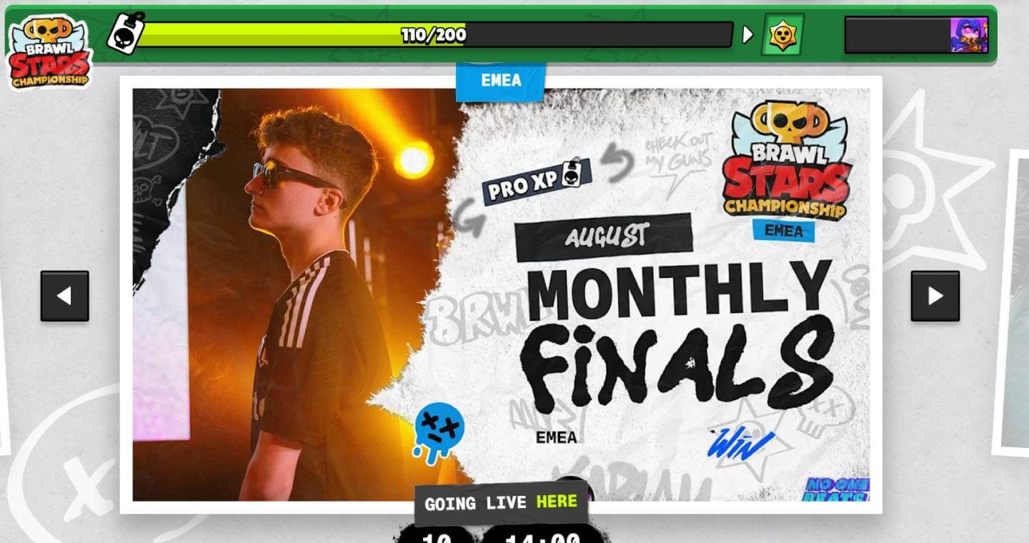  Las Finales Mensuales (EMEA) de agosto en Brawl Stars