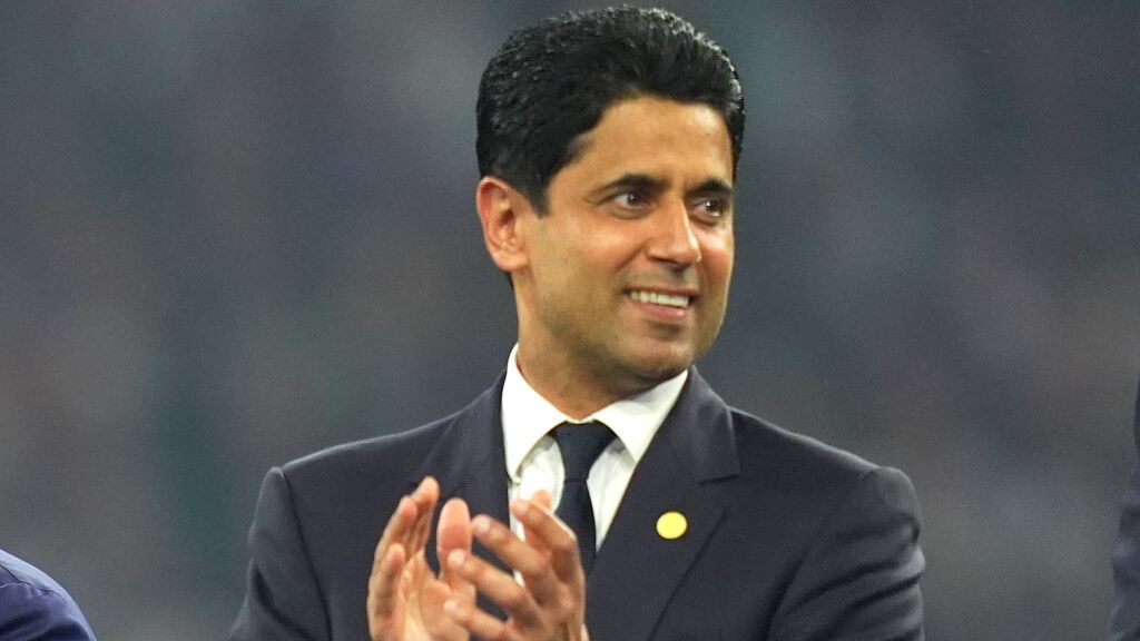 Al-Khelaïfi en la final de la Champions League (Cordon Press)