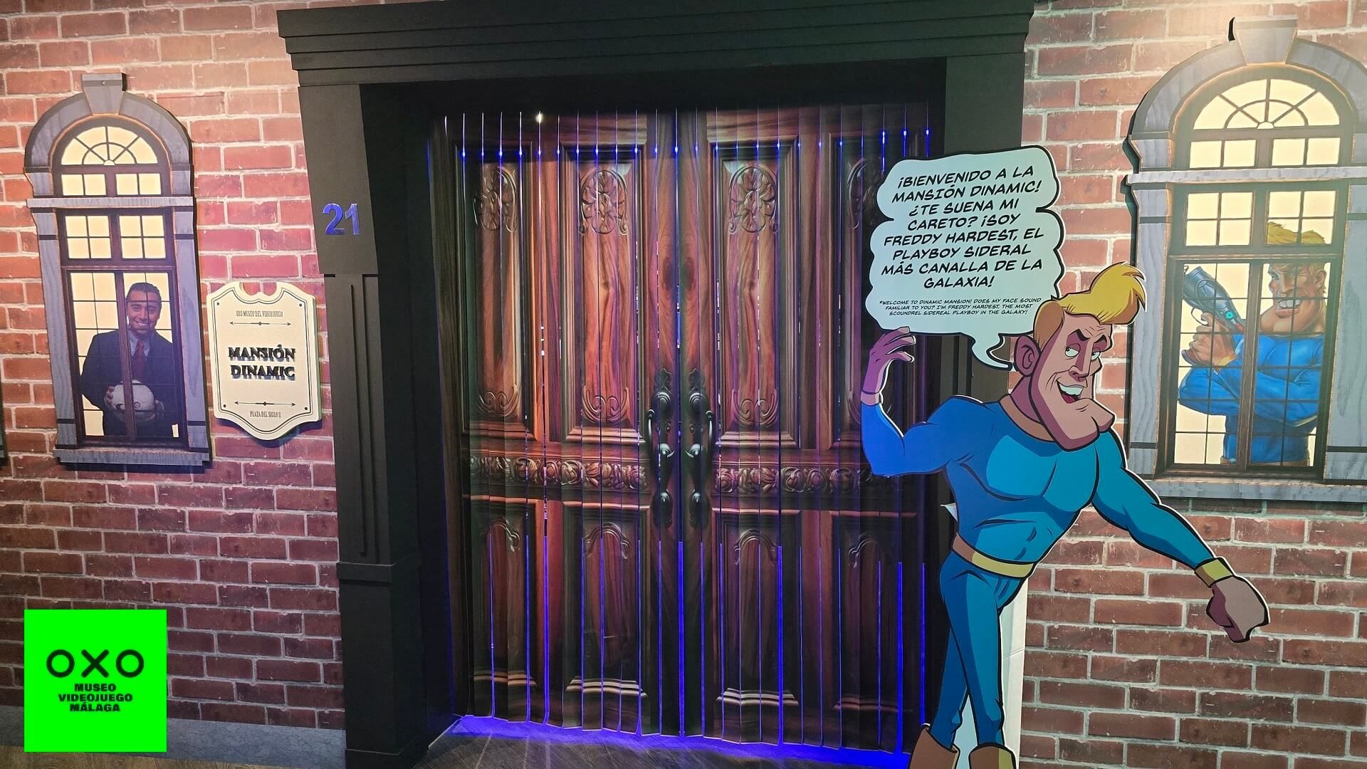 Freddy Hardest en OXO Museo del Videojuego.