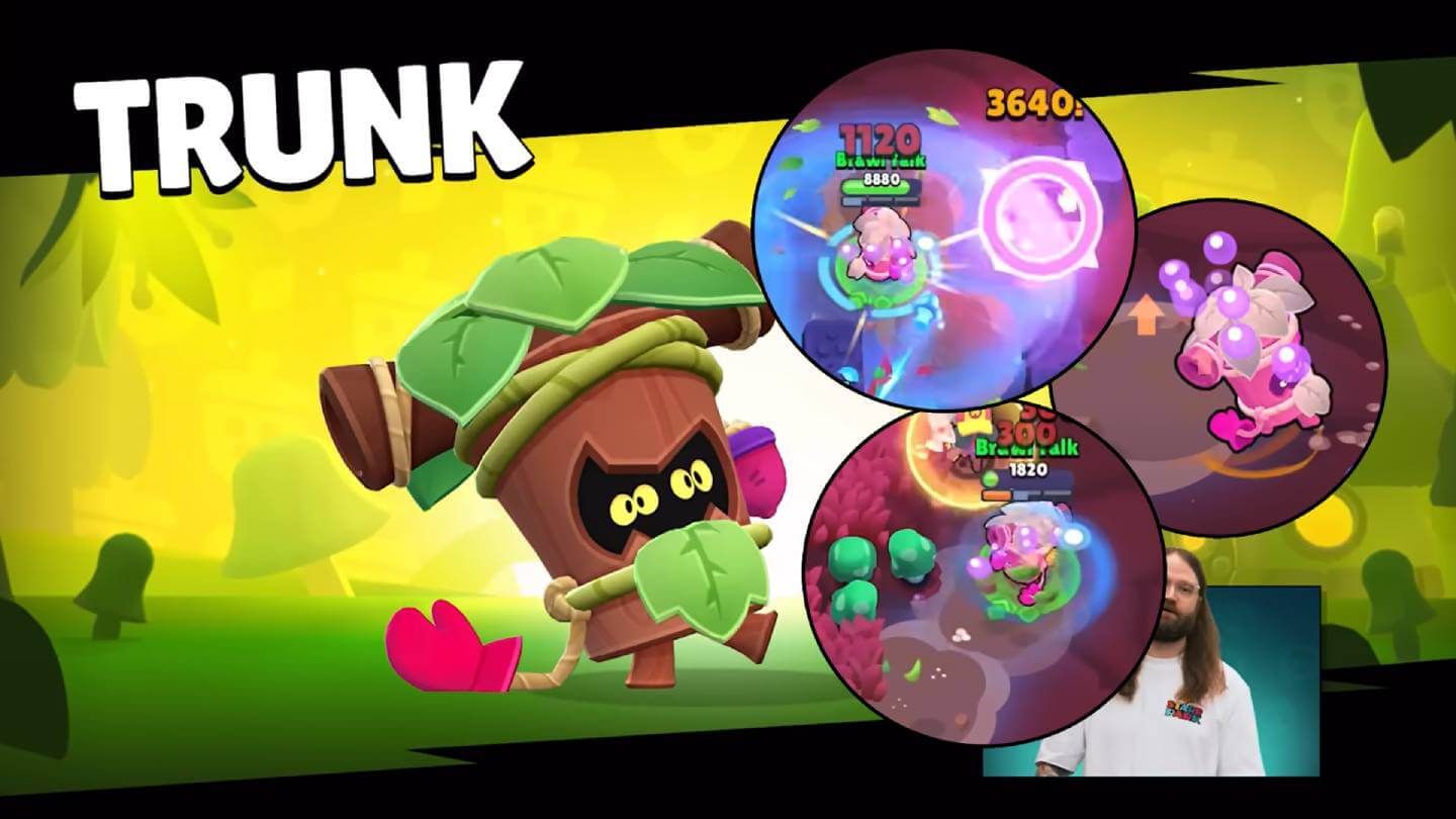 Las habilidades de Trunk en Brawl Stars