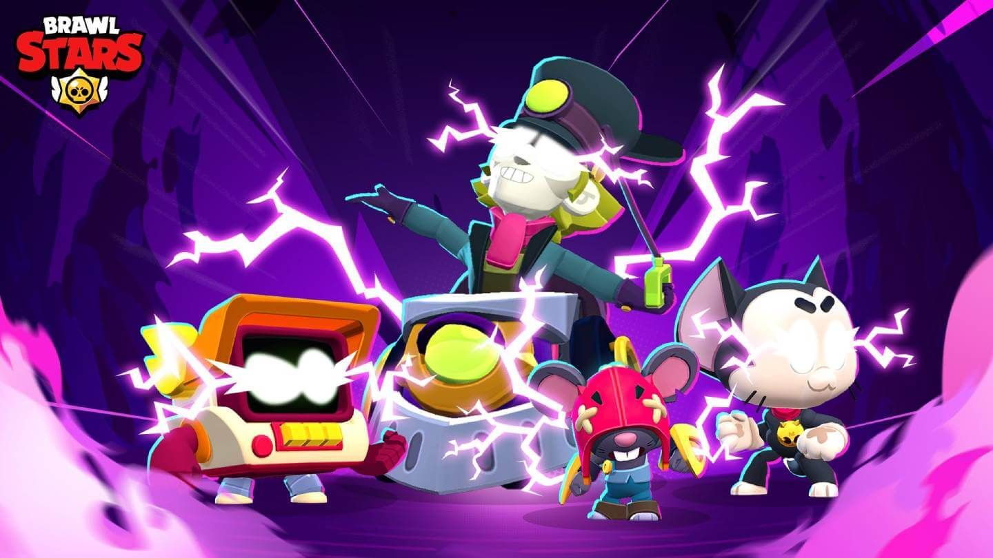 La Hipercarga de Kit, R-T, Chuck y Moe en Brawl Stars