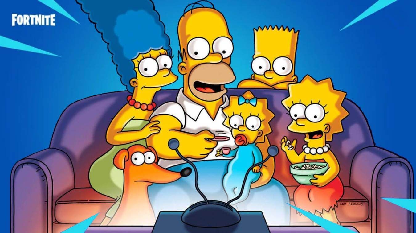  Los Simpsons dan el salto a Fortnite