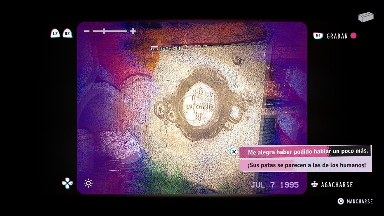  Un tono morado predomina en el acercamiento al mundo sobrenatural.