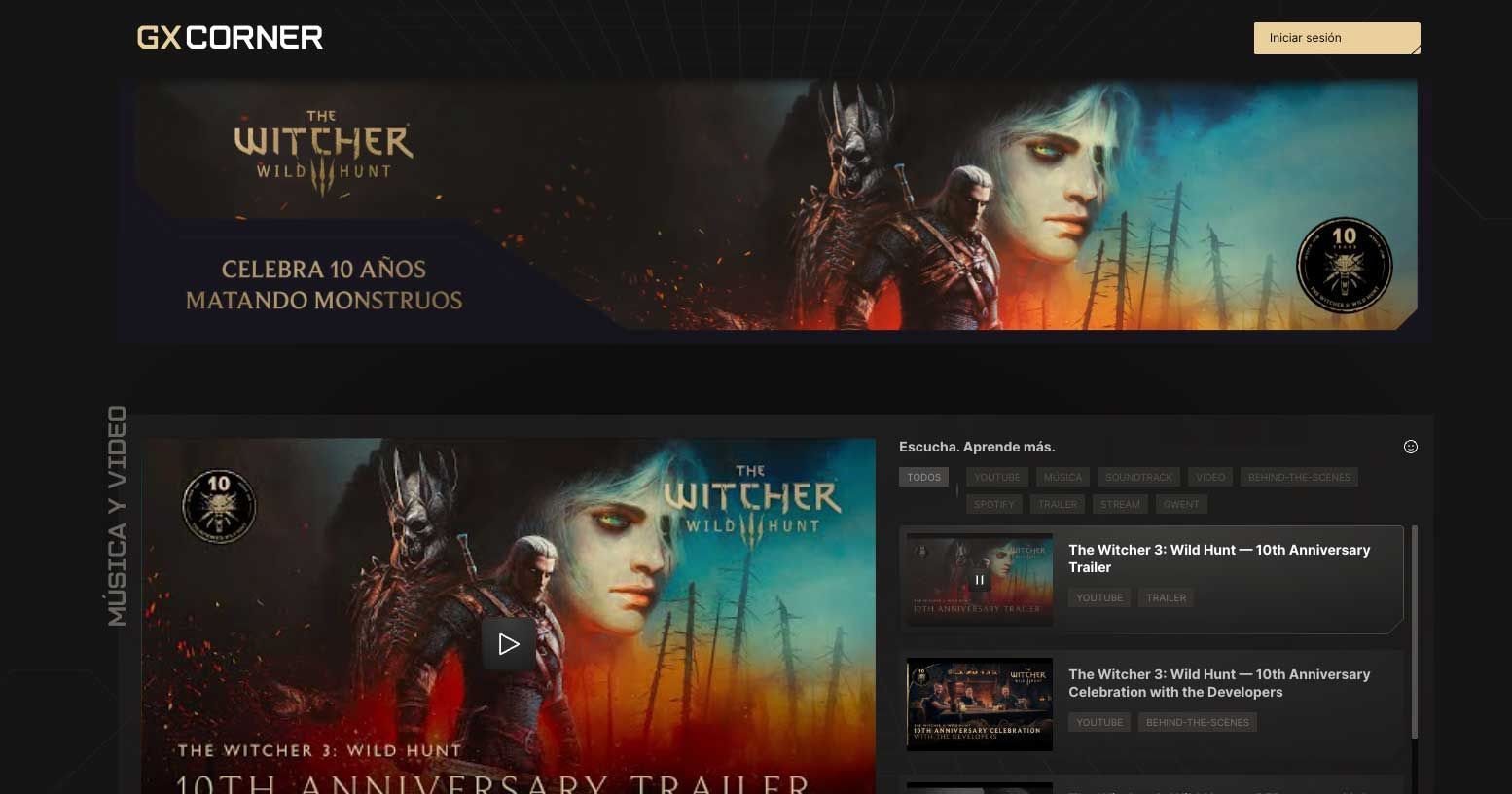 Opera GX - The Witcher 3