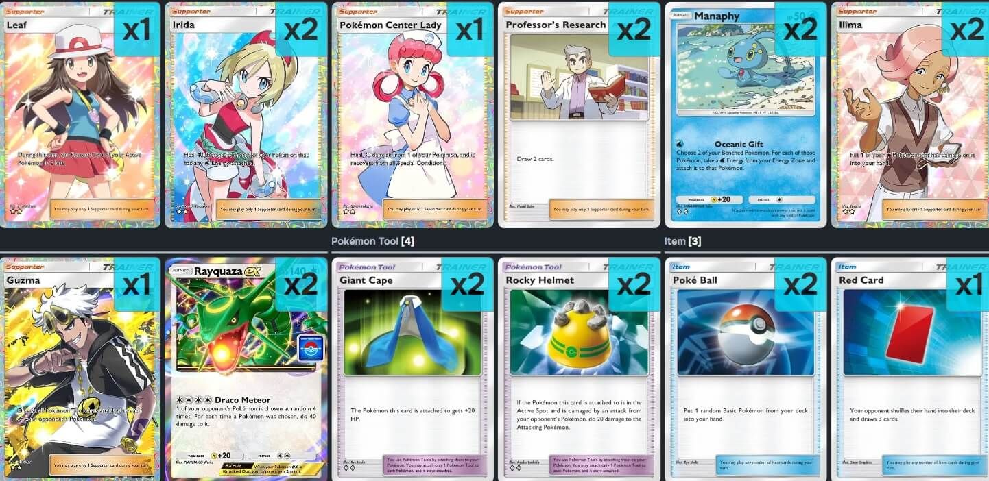  Manaphy y Rayquaza ya son mejores amigos.