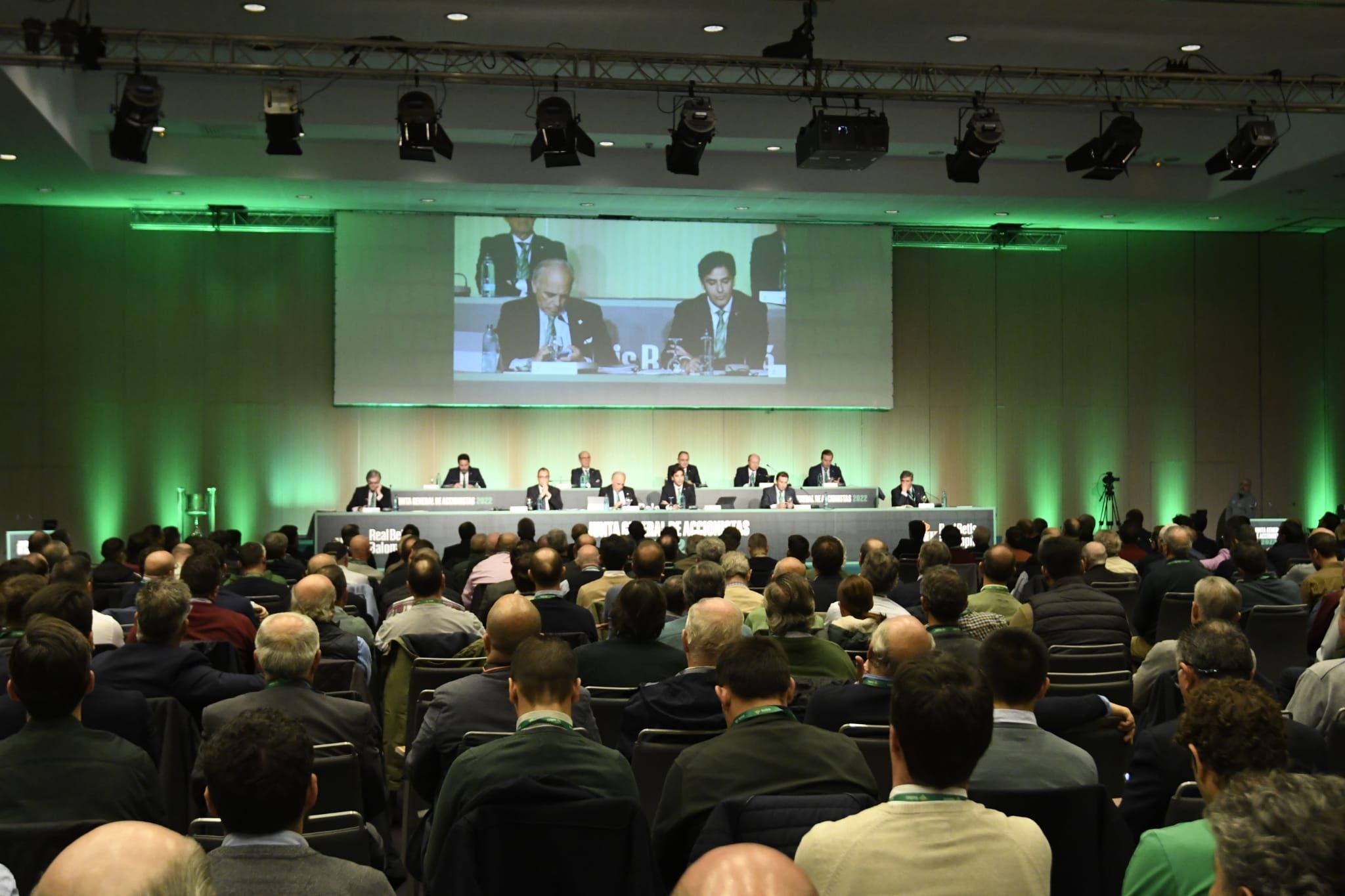 El consejo del Betis en la Junta de 2022