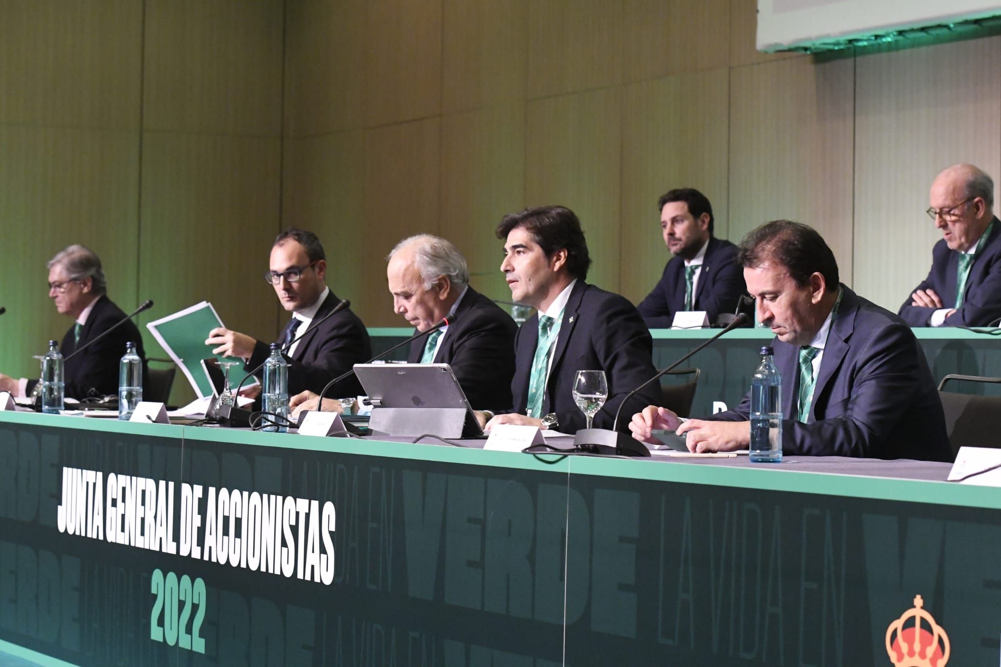  El consejo del Betis en la Junta de 2022