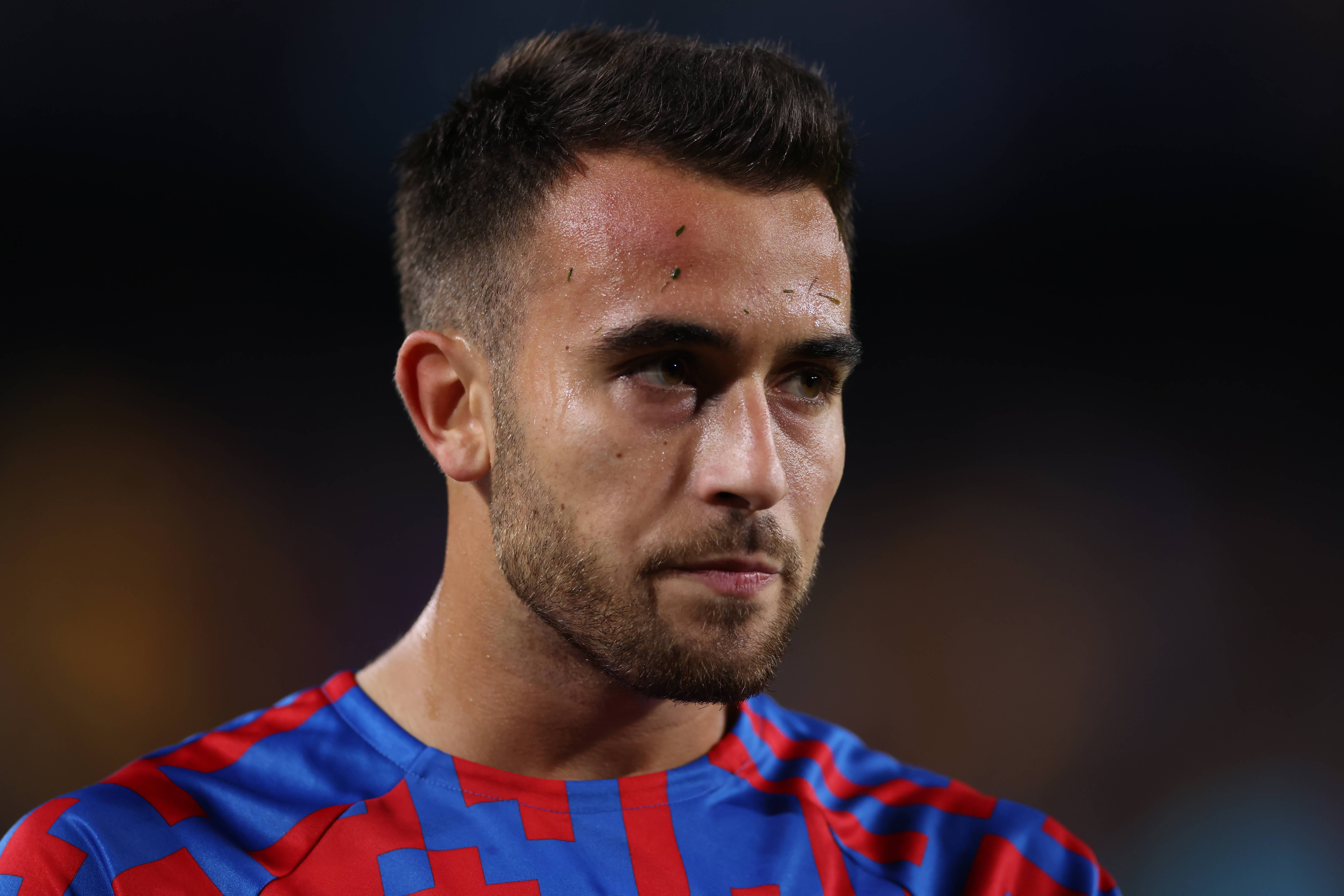 Eric García, en un entrenamiento con el Barcelona (Foto: Cordon Press).