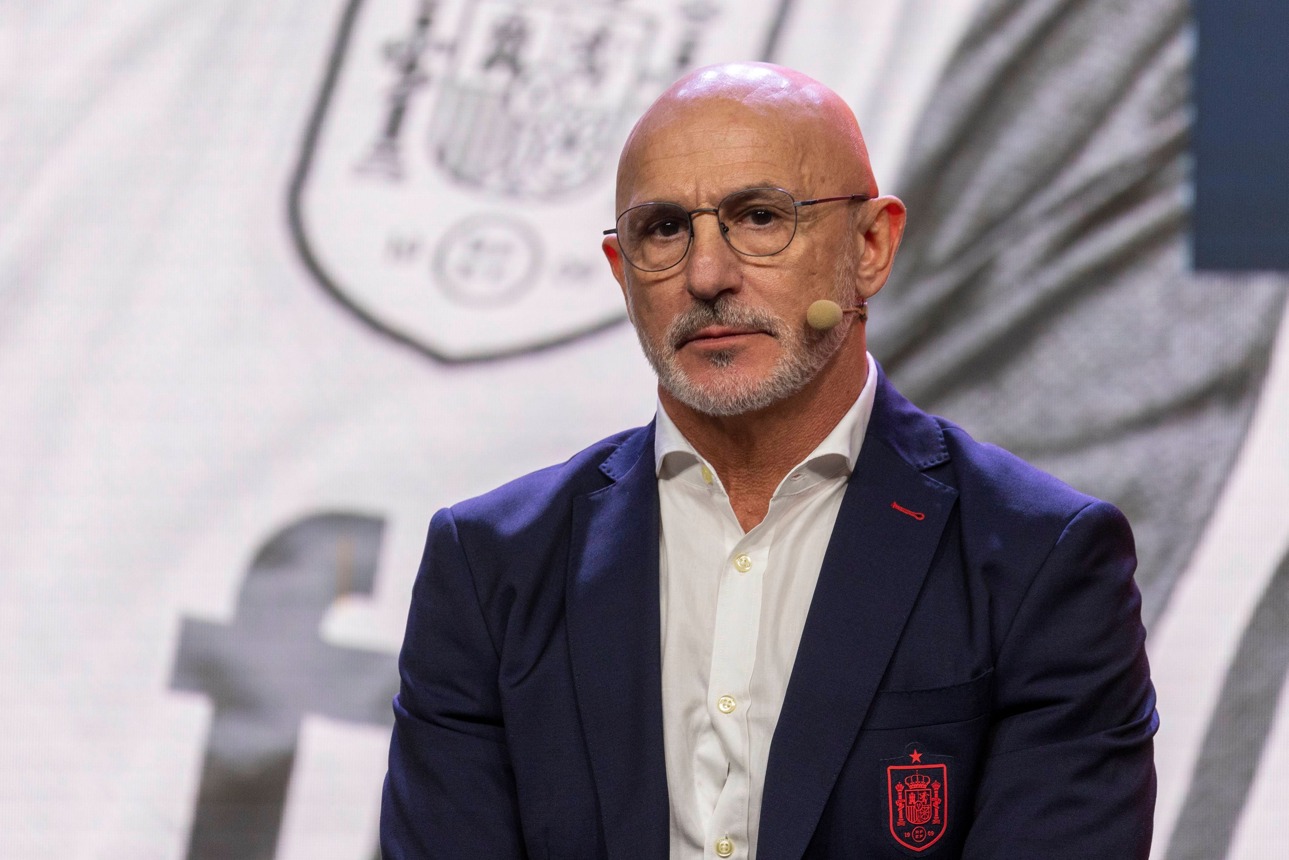  Luis de la Fuente, en su presentación como nuevo seleccionador.