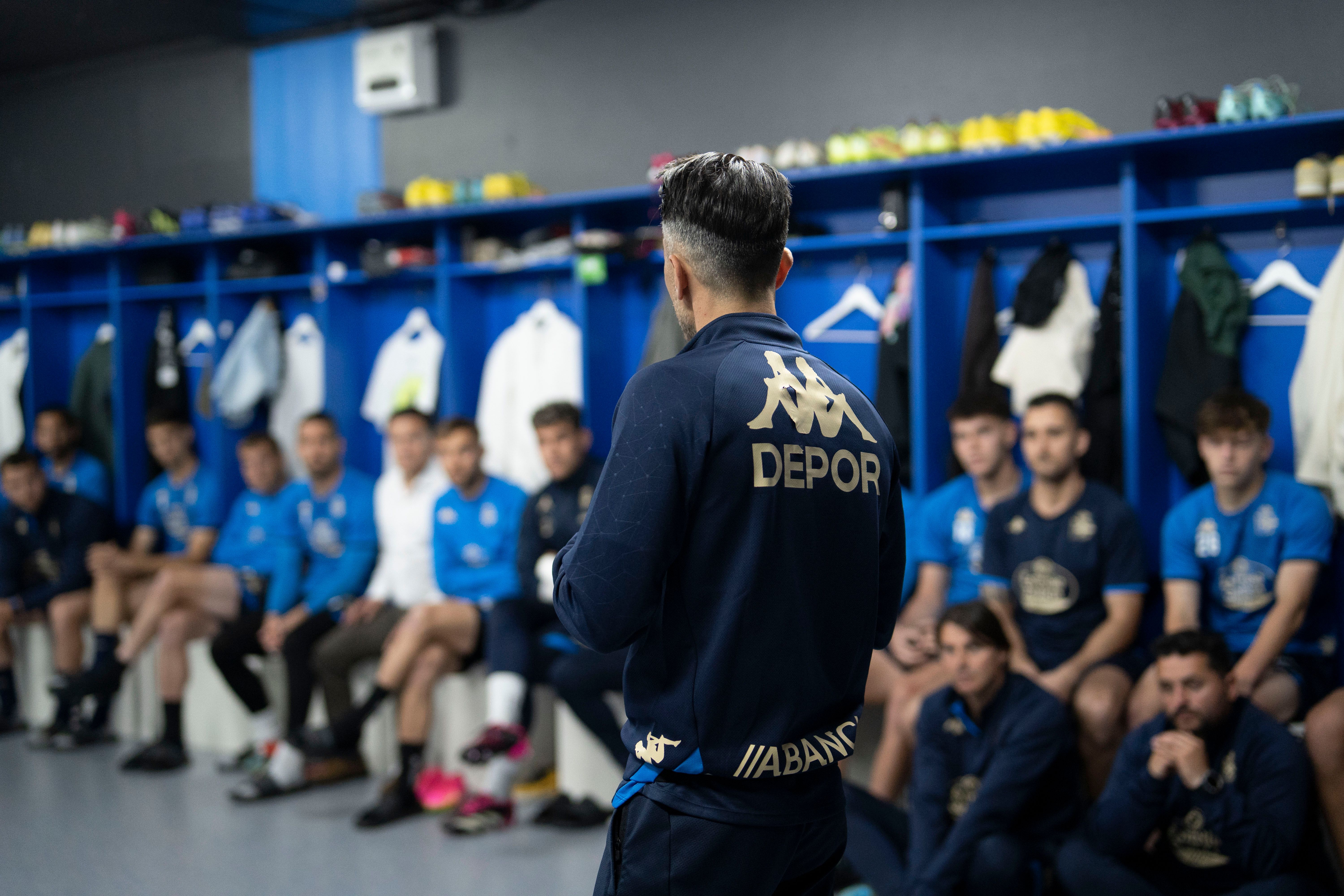 De La Barrera con la plantilla