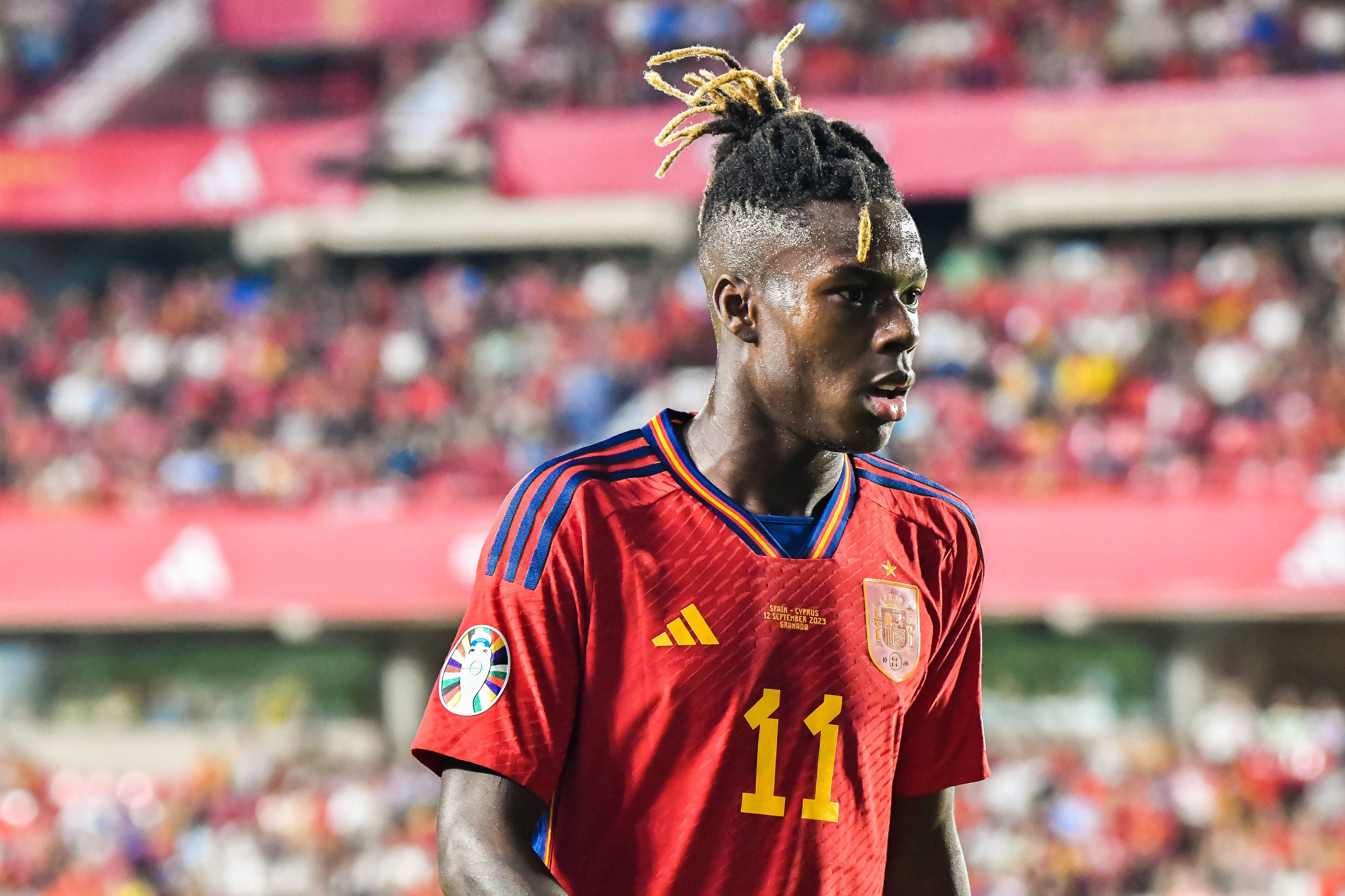  Nico Williams, resultaba lesionado en su último partido con España.