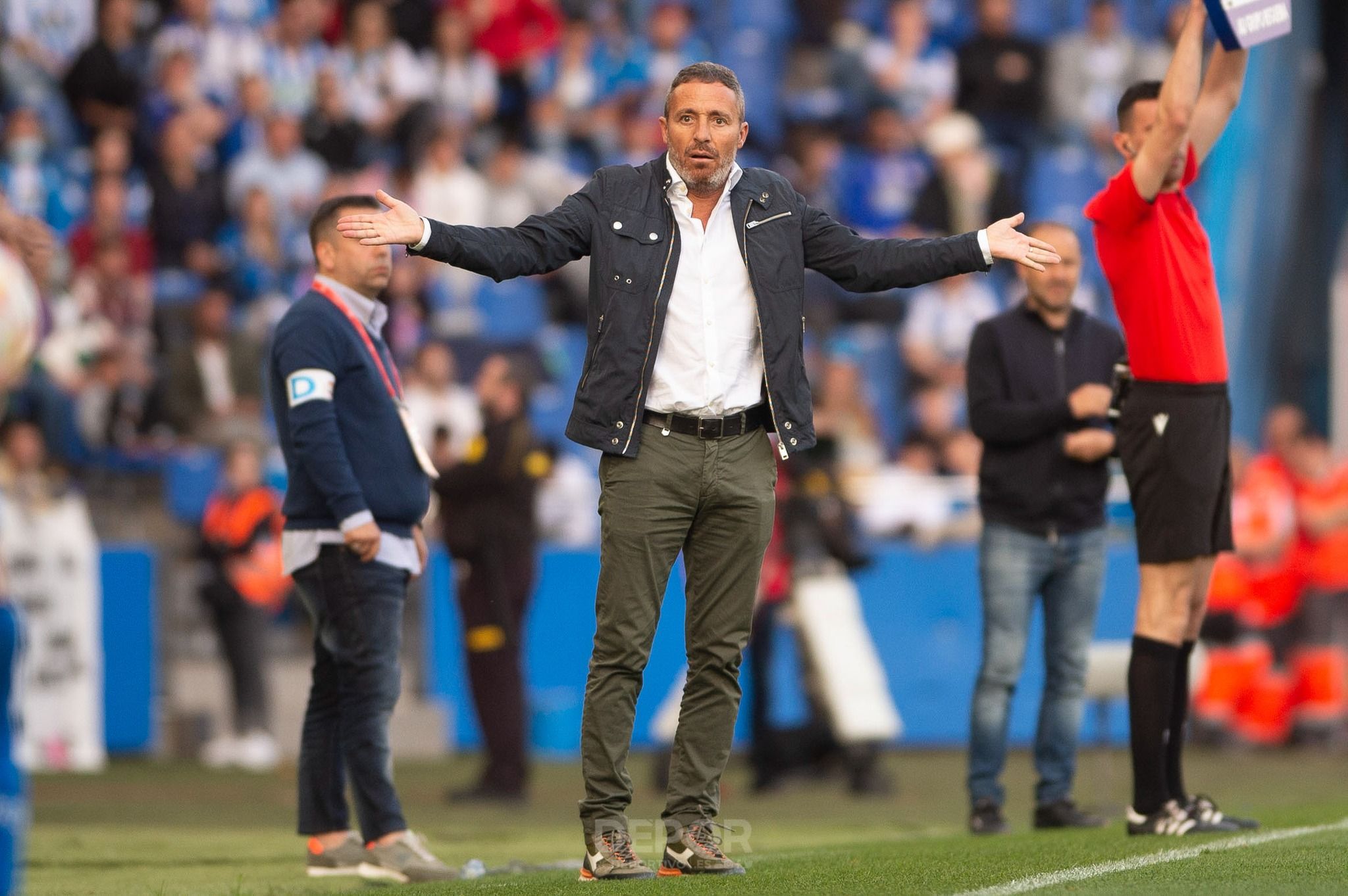 Óscar Cano, entrenador del Deportivo