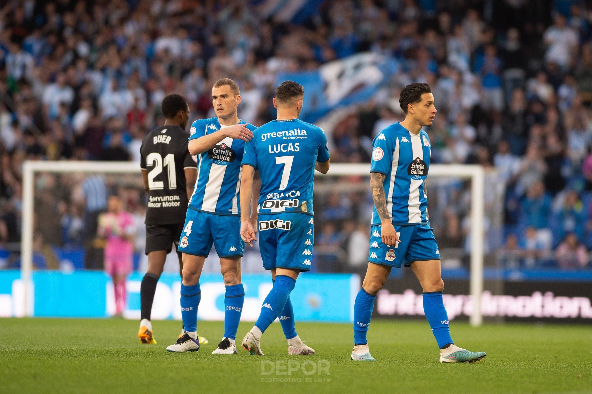  Lucas Pérez y Álex Bergantiños