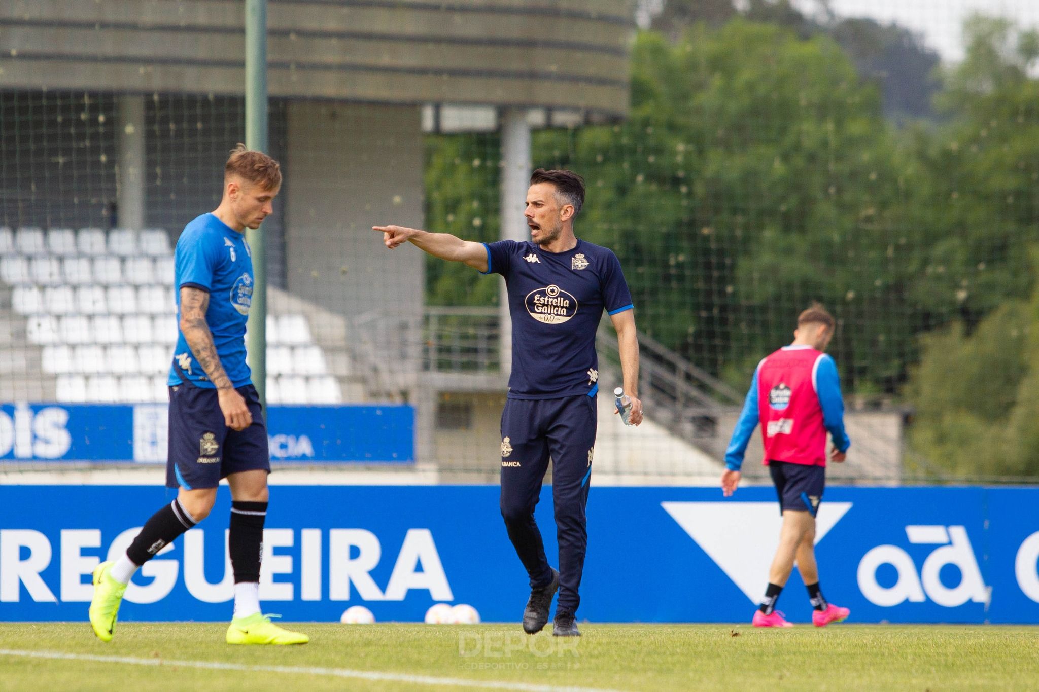  Rubén de la Barrera, entrenador del Deportivo