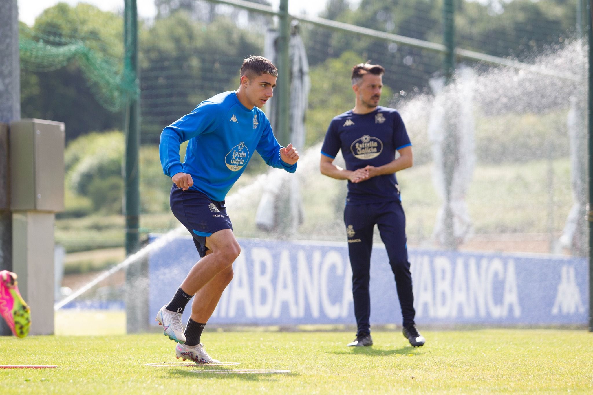 Yeremay Hernández 'Peke' entrenando