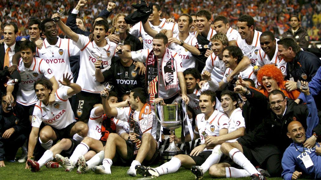  Valencia, campeón de Copa de 2008.