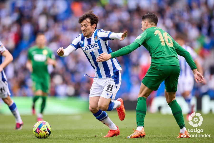  David Silva jugó su partido 900 como profesional, en el Real Sociedad - Elche.