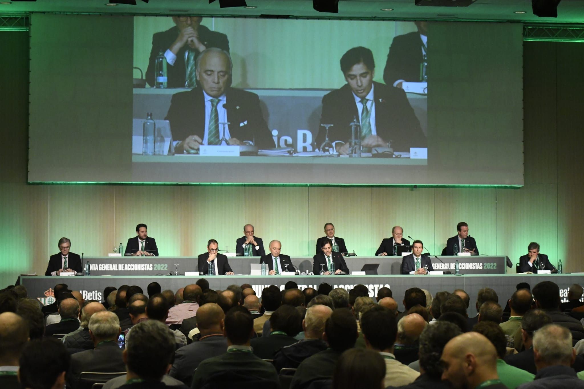  El consejo del Betis en la Junta de 2022