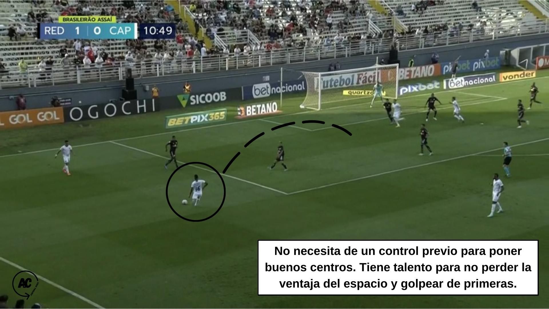 Acción de centro lateral sin necesidad de control previo.