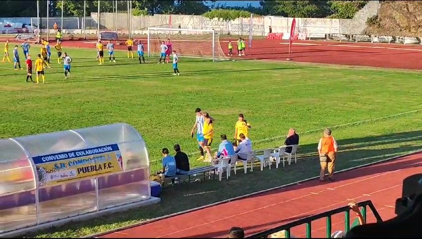  Alberto Retuerta abandona lesionado el Deportivo-Compostela