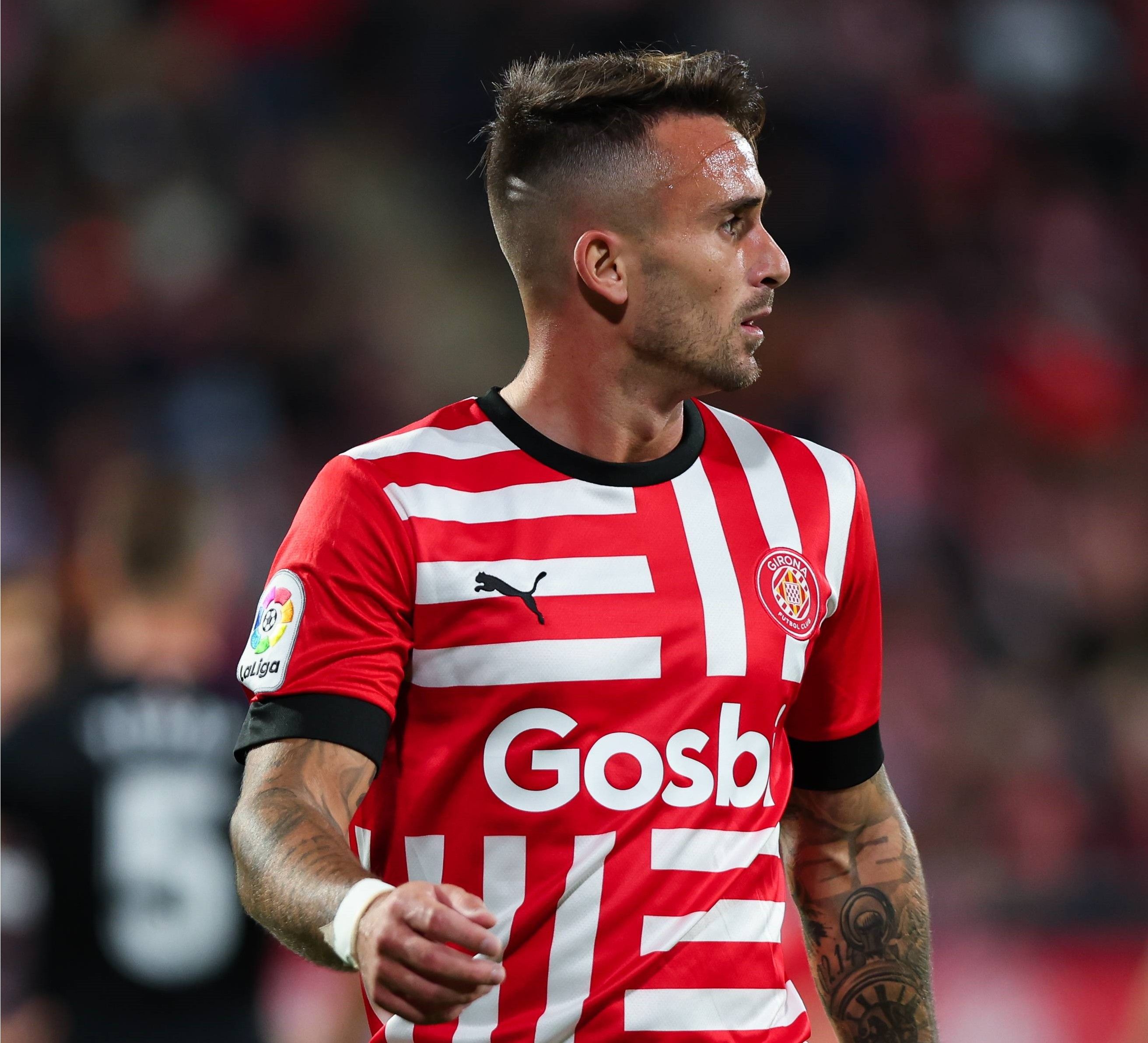  Aleix García, en un partido del Girona.