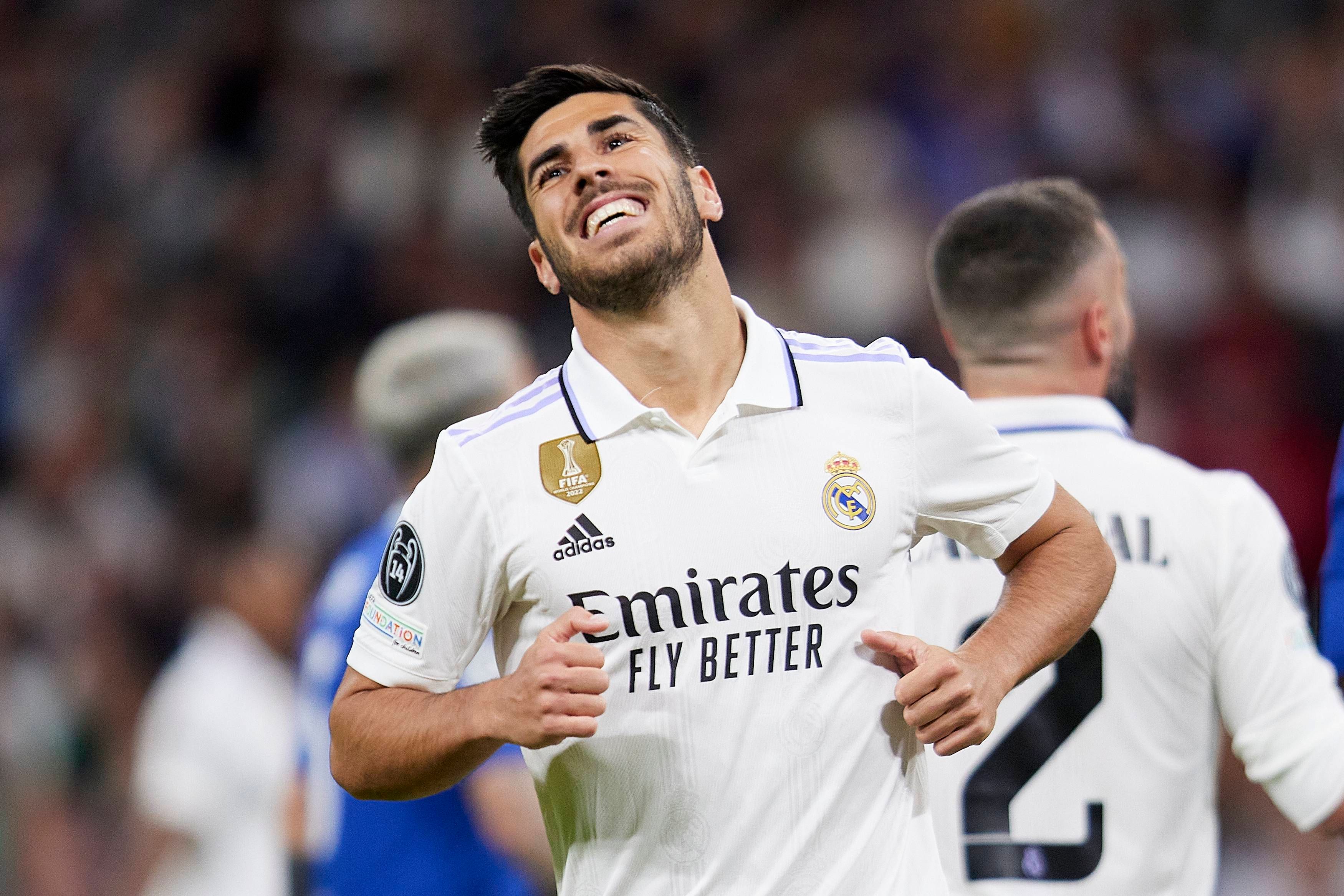 Marco Asensio, durante el Real Madrid-Chelsea.